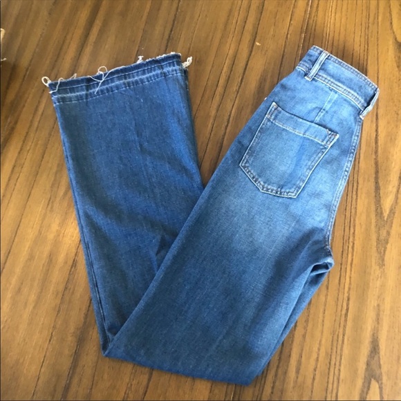 We The Free High rise flare jeans raw hem - Picture 8 of 8